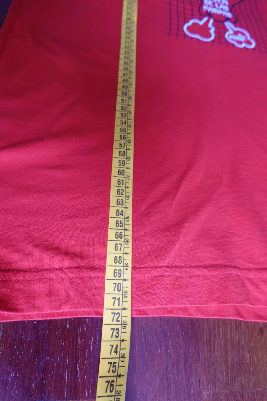 Red Puma men's XL T-shirt with El Toro print, sporty style – photo 9